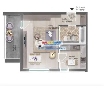Inchiriere studio pentru birouri, MRS Gradini, Albert, Ploiesti - foto 2