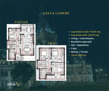 Casa 4 camere | 144 mp | Valea Ursului | Intabulata | Toate utilitatile - foto 18