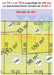 Vând teren intravilan pentru construcții case în Sibiu, str Viile Sibiului. - foto 17