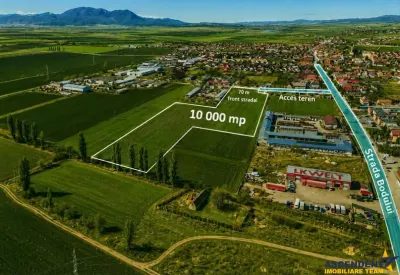 Lot intravilan industrial, deschidere extindere, Central, Halchiu, Brasov - Halchiu