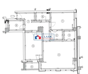 Vanzare apartament 3 camere modern 78 mp bloc nou in Floresti- zona BMW - foto 2