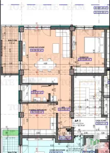 Apartament 3 camere in proiect nou - Bratianu Constanta - TVA inclus - foto 6