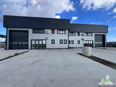 Hala industriala, pretabila, fabrica, productie, service auto, 1002mp teren, 590mp Sdc, 380v, Domnesti Ianga Linia de Centura - Domnesti