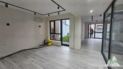 Spatiu comercial premium 70 mp, gradina si parcare, zona Primarie Popesti Leordeni - Popesti-Leordeni