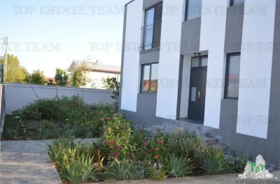 Vila individuala cu 5 camere,  2 terase, 4 locuri de parcare, 350mp teren imprejmuit si toate utilitatile in Cornetu, Ilfov - Cornetu