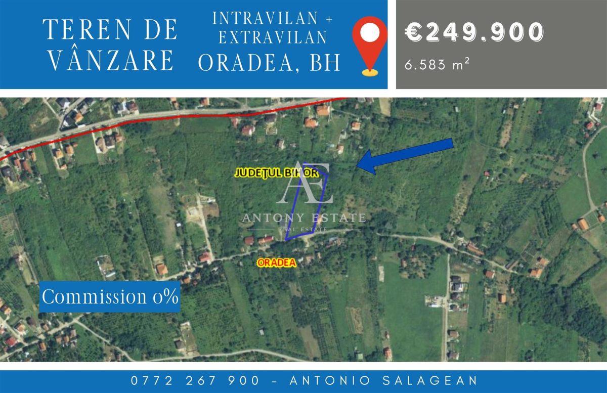 Teren intravilan, de vanzare - Oradea, Bihor - Oradea