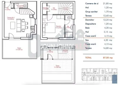 Triplex 3 camere - 87mp- 2 bai - New Residences Colentina - foto 4