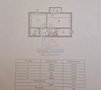 Apartament 2 camere, bloc cu lift, zona excelenta - Pacurari - foto 9