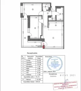 TITAN PARC / BLOC NOU / 3 CAMERE / 89 MP - foto 3