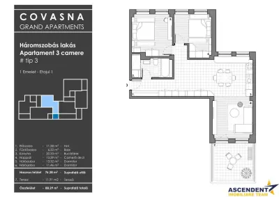 Edificiu cu proiect aparthotel/ plurirezidential, Central, Covasna - foto 16
