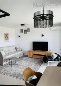 Studio amenajat designer, panorama munte, parcare acoperita, Coresi, Qualis - Brasov