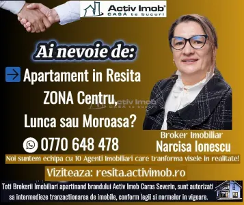 Resita. Apt.2 cam.cf.2, Mobilat, Utilat,  Lunca - foto 9