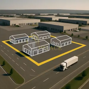 Teren pentru dezvoltare industriala 5000 mp, Miroslava zona Metro - Iasi