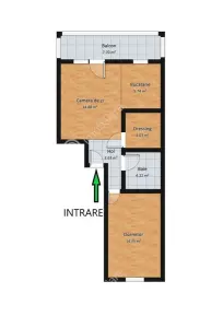 Apartament modern cu 2 camere si balcon la etajul 2 in Selimbar - foto 9