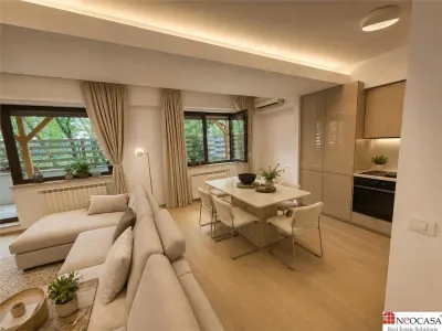 Herastrau, 3 CAMERE FRUMOS MOBILAT, LA PARTER, CU TERASA 60MP - foto 2