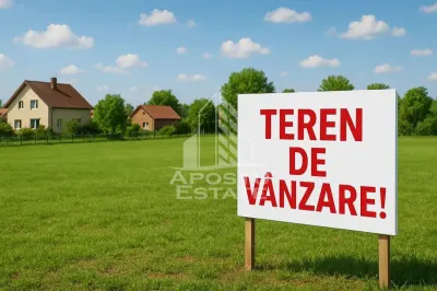 Teren de vanzare, 906 mp, Utvin, Timis - Utvin