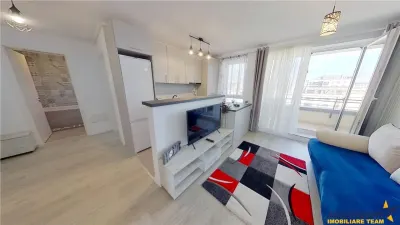 Studio elegant, mobilat si utilat, terasa, loc parcare, pietonala Kasper - foto 15