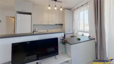 Studio elegant, mobilat si utilat, terasa, loc parcare, pietonala Kasper - foto 16