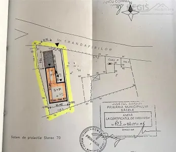 Teren pentru casa, 507 mp – Turches, Sacele | Utilitati | 15 m front - foto 2