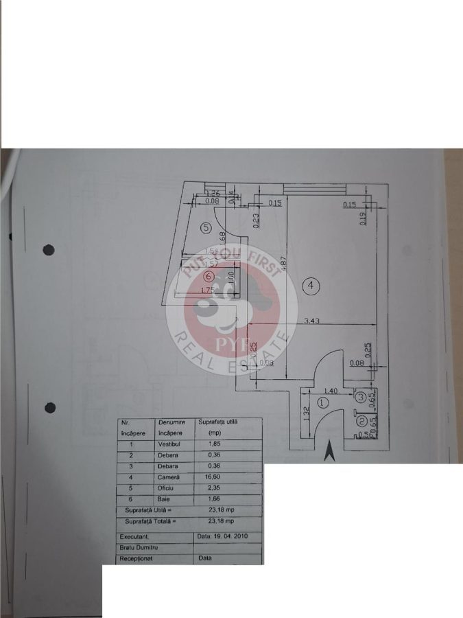 Cismigiu | Garsoniera | Centrala Proprie | 24mp | B13246 - Bucuresti