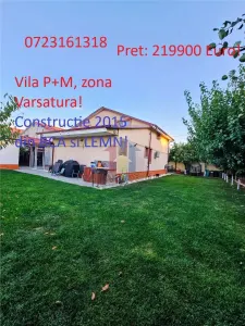 Vila 4 cam 190mp construiti,  2015, teren 1000 mp, Varsatura - Varsatura