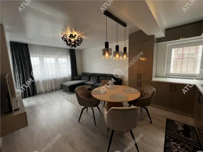 Apartament modern cu 3 camere si 2 balcoane etaj 2 zona Brana din Selimbar - foto 2