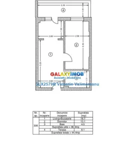Apartament 2 Camere Nemobilat Popesti Leordeni COD 246 - foto 13