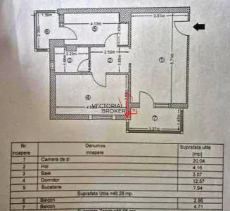 VANZARE 2 CAMERE CU VEDERE LIBERA / 56MP / COMPLEX PRIVAT - Bucuresti