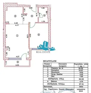Vanzare apartament 2 camere, 68mp utili, Pipera Plaza, mobilat, utilat, parcare - foto 12