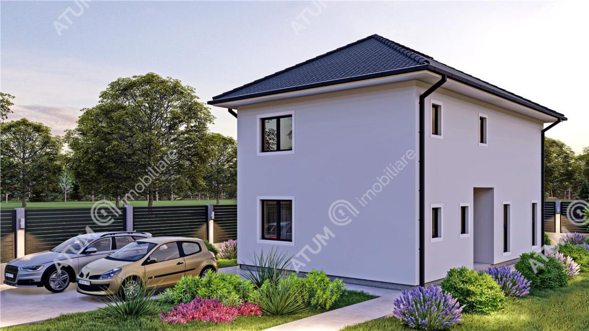Casa individuala finisata la cheie de vanzare in Cristian 4 camere si 116 mp utili - Sibiu