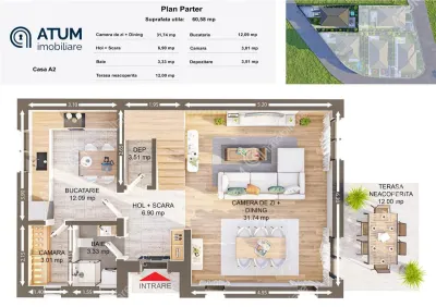 Casa individuala finisata la cheie de vanzare in Cristian 4 camere si 116 mp utili - foto 4
