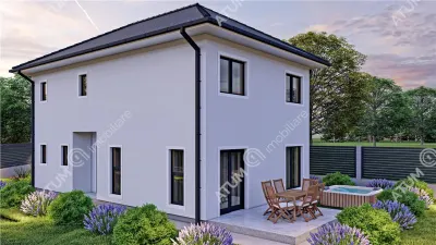 Casa individuala finisata la cheie de vanzare in Cristian 4 camere si 116 mp utili - foto 5
