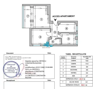 Vanzare apartament 2 camere Tineretului, acces terasa blocului - foto 11