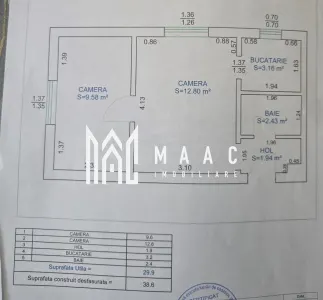Apartament 2 camere parter Zona Tiglari - foto 2