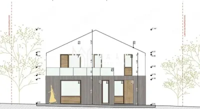Teren intravilan 413mp | Cristian  ,autorizatie casa proiect, toate utilitatile - Cristian