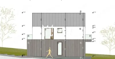 Teren intravilan 413mp | Cristian  ,autorizatie casa proiect, toate utilitatile - foto 2