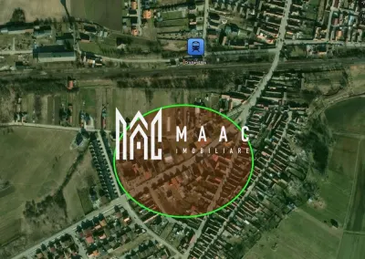 Teren intravilan 413mp | Cristian  ,autorizatie casa proiect, toate utilitatile - foto 3