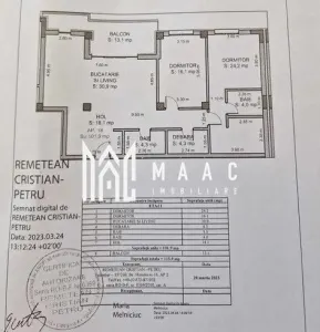 Apartament 3 camere | Etaj 1 | Balcon | Parcare | Balanta - Sibiu