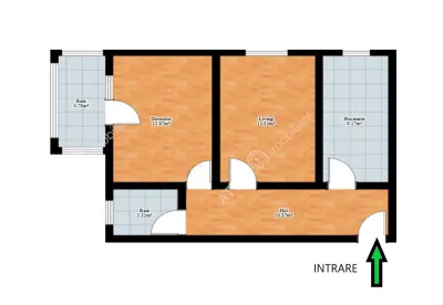 De inchiriat apartament cu 2 camere balcon si loc parcare in zona Turnisor din Sibiu - foto 5