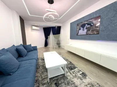 Apartament mobilat lux 55 mpu 2 camere parcare terasa in Evolution - foto 4